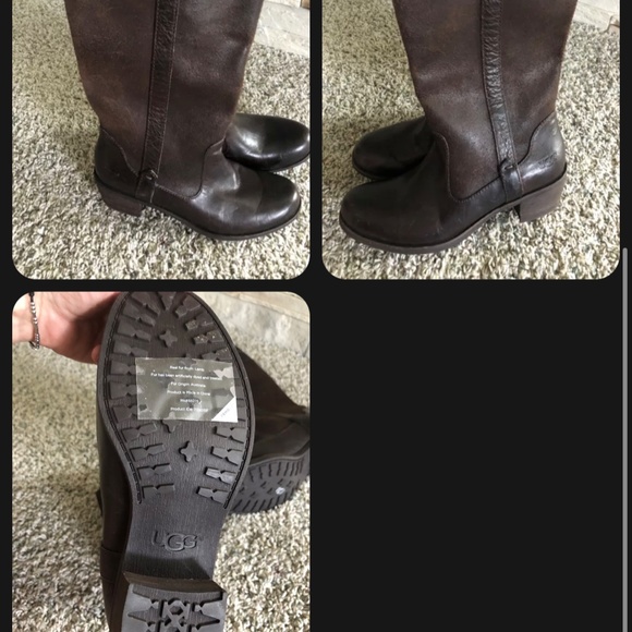 Ugg tall classic leather boot - Picture 3 of 3